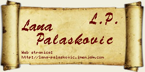 Lana Palasković vizit kartica